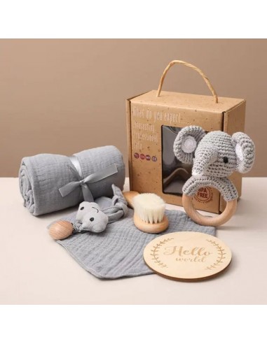 Coffret cadeau de naissance 5 pièces pas cher