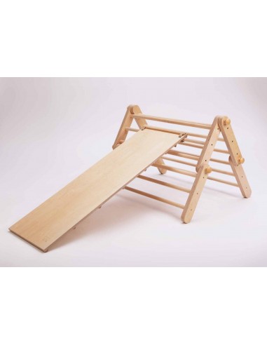 Triangle de Pikler-Lóczy évolutif et pliable en bois FSC, 4 parties • Birgin offre 