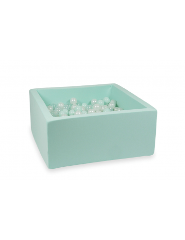 Piscine à balles carrée en jersey, 2 tailles - Menthe 50-70% off 