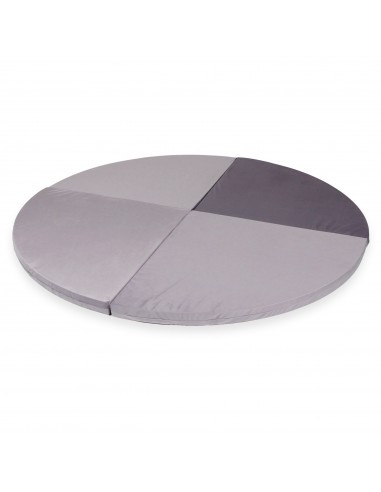 Tapis de jeu Rond en velours épais, 160cm - Lilas foncé Pour