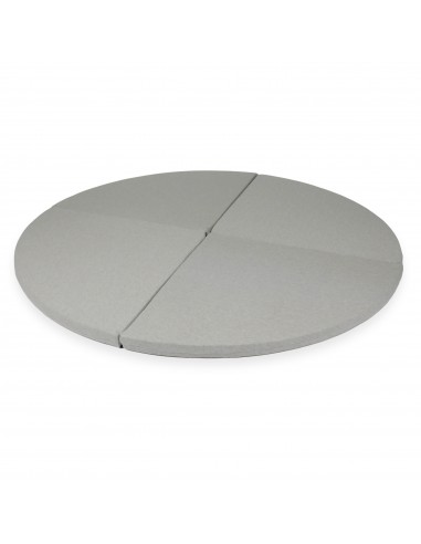 Tapis de jeu Rond en jersey, 160cm - Gris clair prix pour 