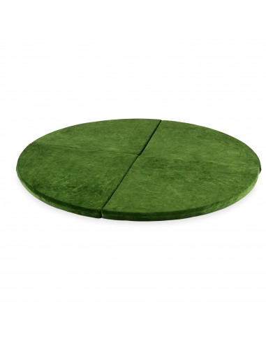 Tapis de jeu Rond en velours, 160cm - Olive pour bénéficier 