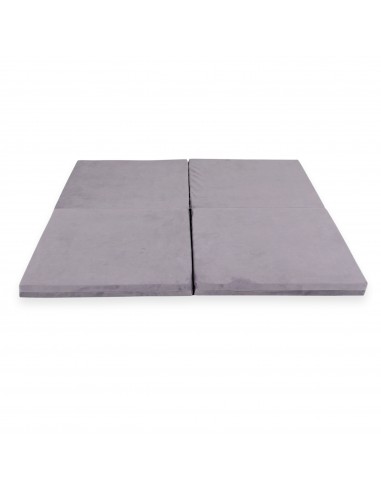 Tapis de jeu Carré en velours épais, 120cm - Lilas foncé acheter