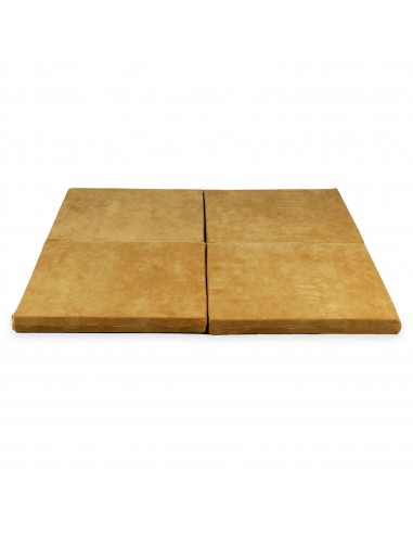 Tapis de jeu Carré en velours, 120cm - Caramel 50% de réduction en Octobre 2024