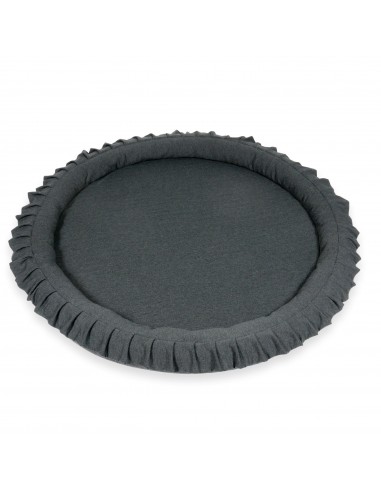 Tapis de jeu Cocon en jersey - Graphite brillant des détails fins