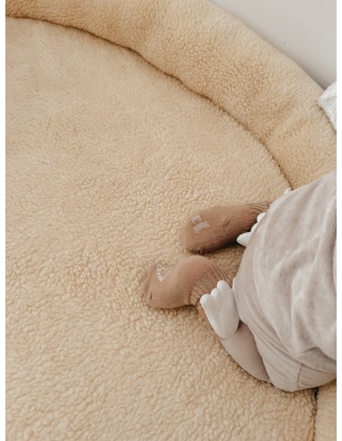 Tapis de jeu Cocon en peluche Teddy - Beige sur le site 