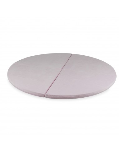 Tapis de jeu Rond en velours, 160cm - Rose pas cheres