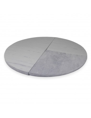 Tapis de jeu Rond en velours, 160cm - Gris En savoir plus